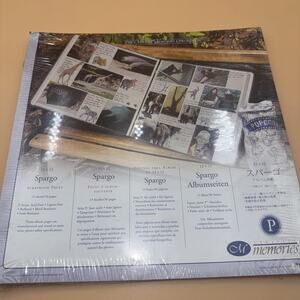 Creative Memories Spargo 12 x12 White Scrapbook Pages 15 Sheets 30 Pages NEW